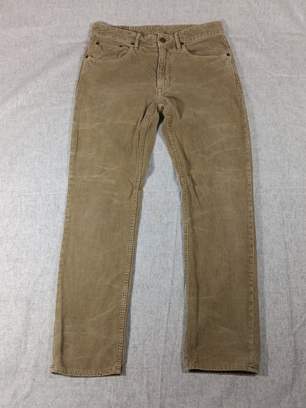 Polo Ralph Lauren Men's Corduroy Pants in Khaki Brown Sz 30/30